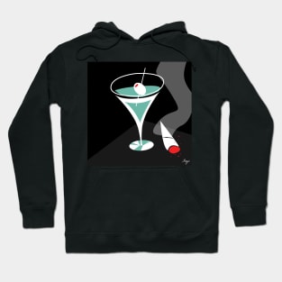 "Relax pair" Martini and Cigar Hoodie